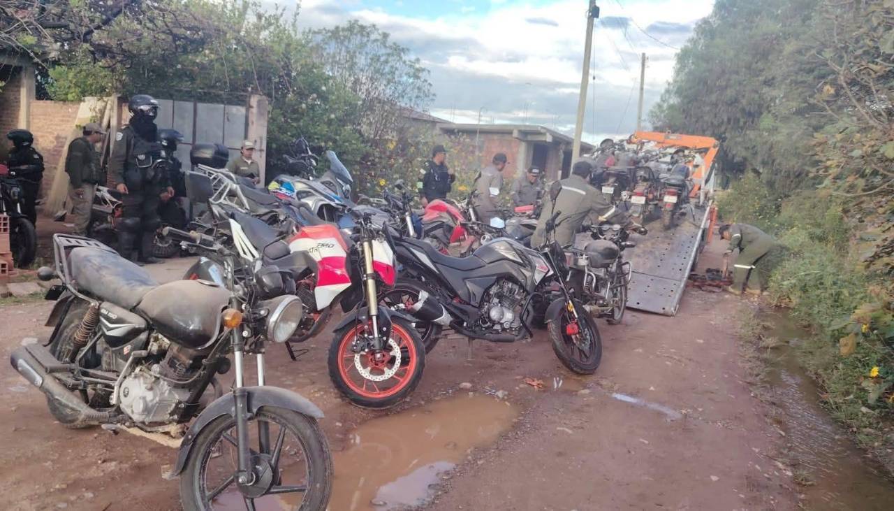 Recuperan 45 motos robadas; difunden placas y chasis para que los dueños las identifiquen