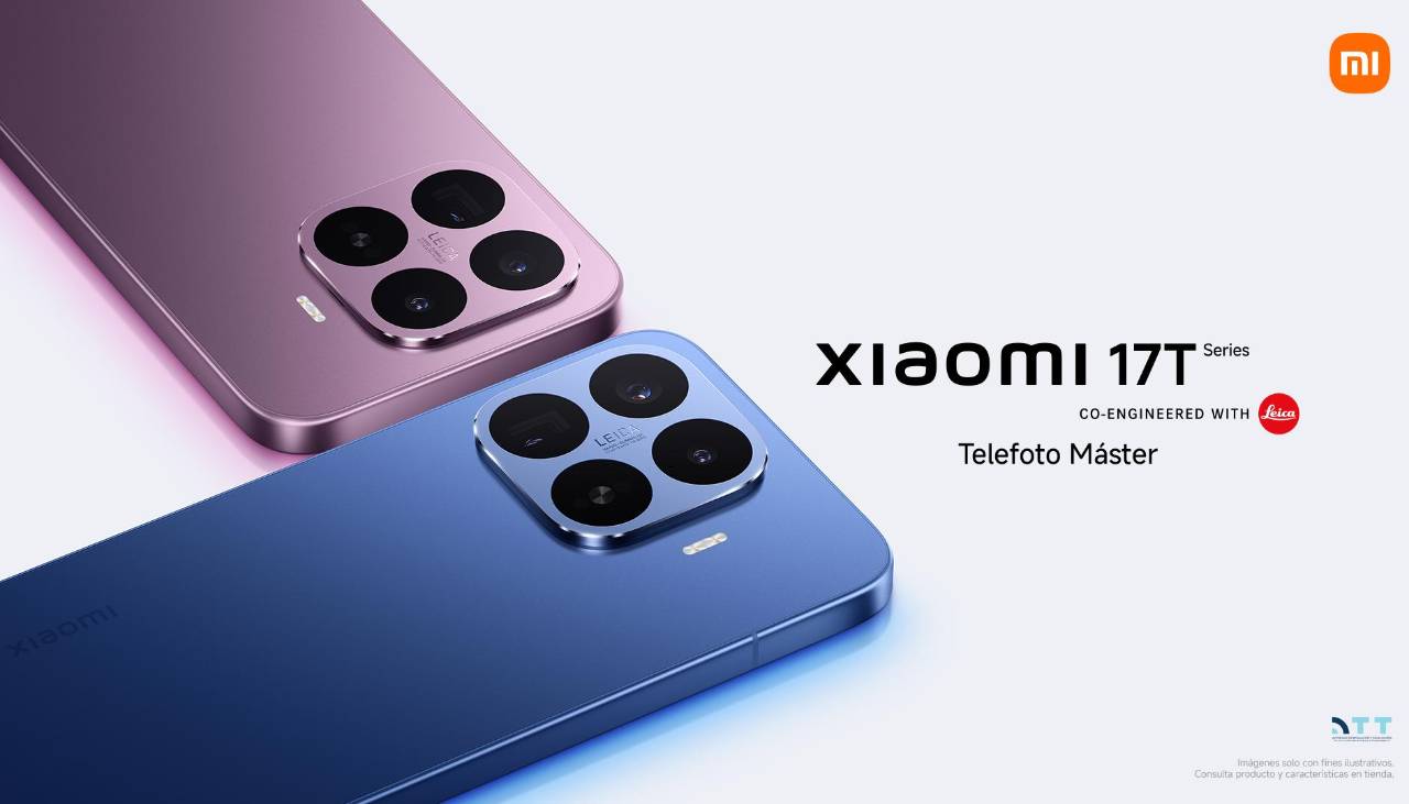 La nueva serie Xiaomi 17T incluye dos tamaños diferentes, funciones de teleobjetivo y Leica Live Moment