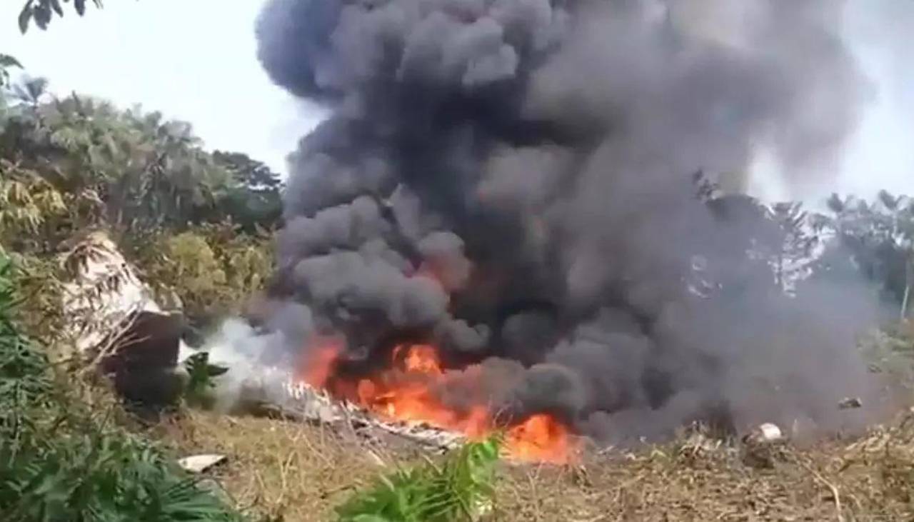 Un avión Hércules que transportaba soldados se accidenta en el sur de Colombia