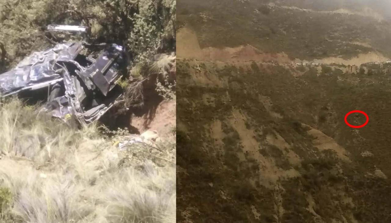 Accidente en La Paz: Miembros de una productora musical se embarrancan en la carretera a Sapahaqui