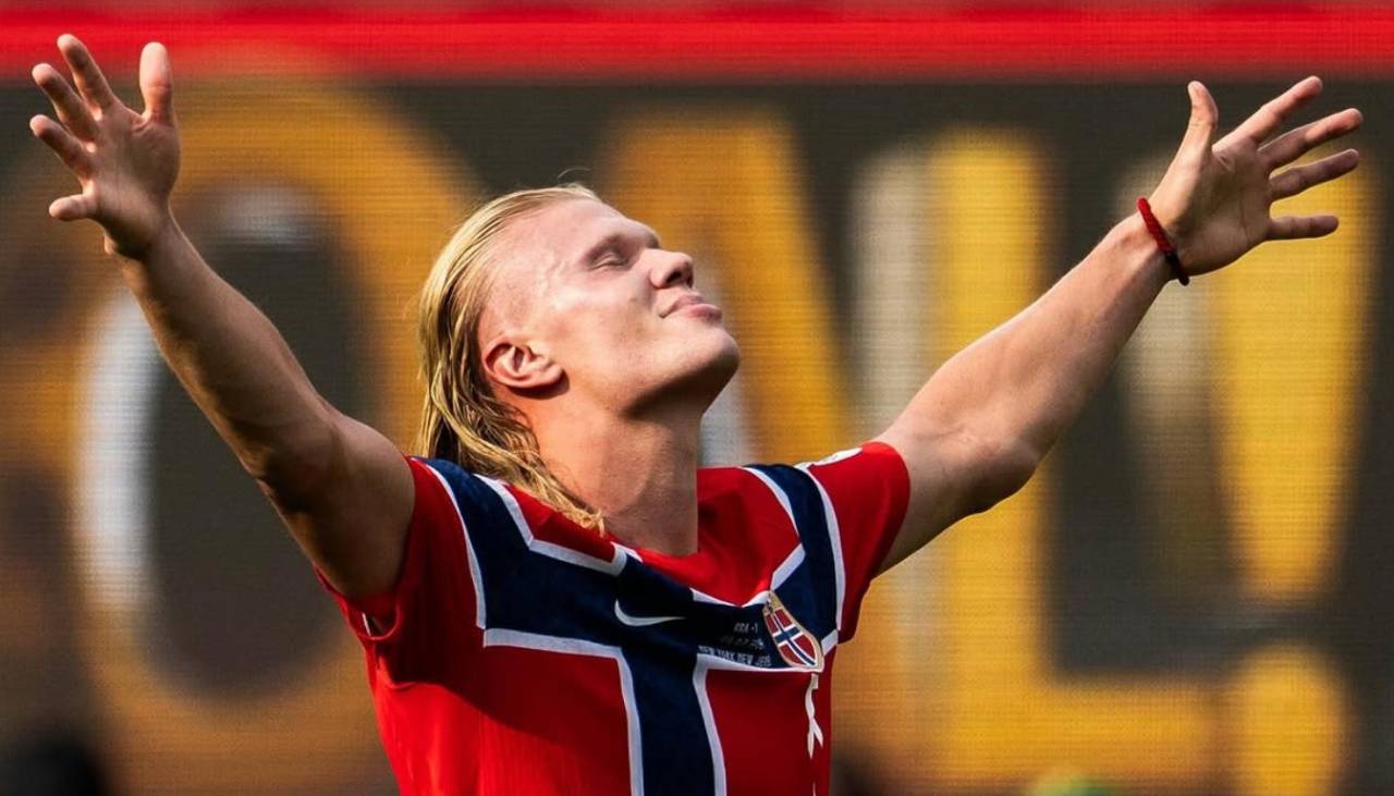 Haaland celebró su cumpleaños con un look icónico 