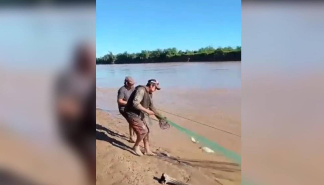 Pesca sorprende en Puerto Paila: Pescadores llenan sus redes en 30 segundos 