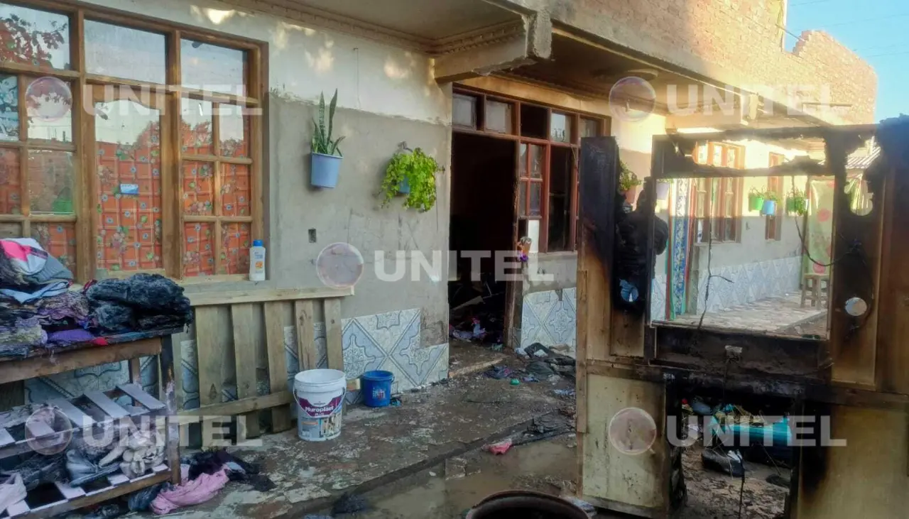 Incendio en Cochabamba: Niño de 11 años tiene más de la mitad del cuerpo quemado y está en terapia; su familia pide ayuda