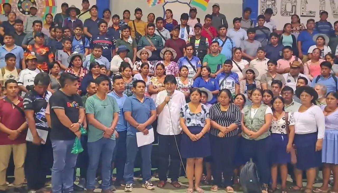 Evo Morales: “A ver si la derecha gana, aguanta”