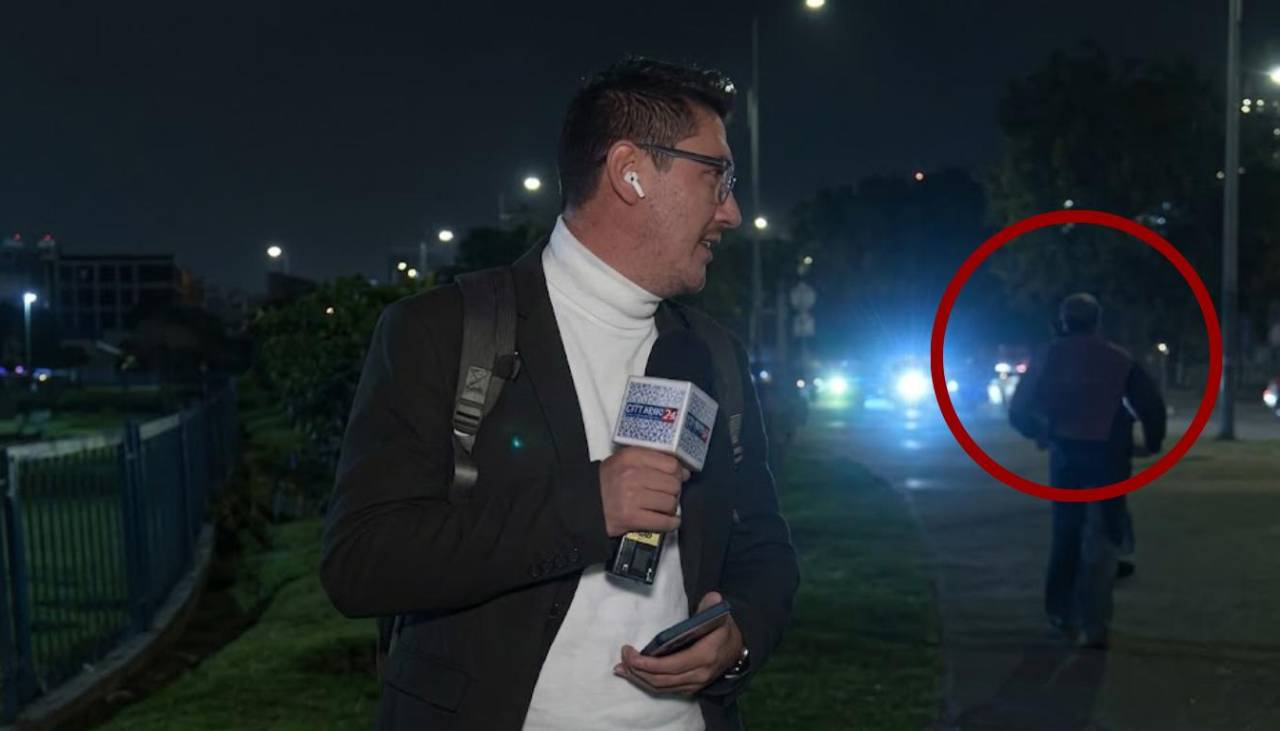 Video: Periodista sufre dos intentos de robo de su celular en plena transmisión 