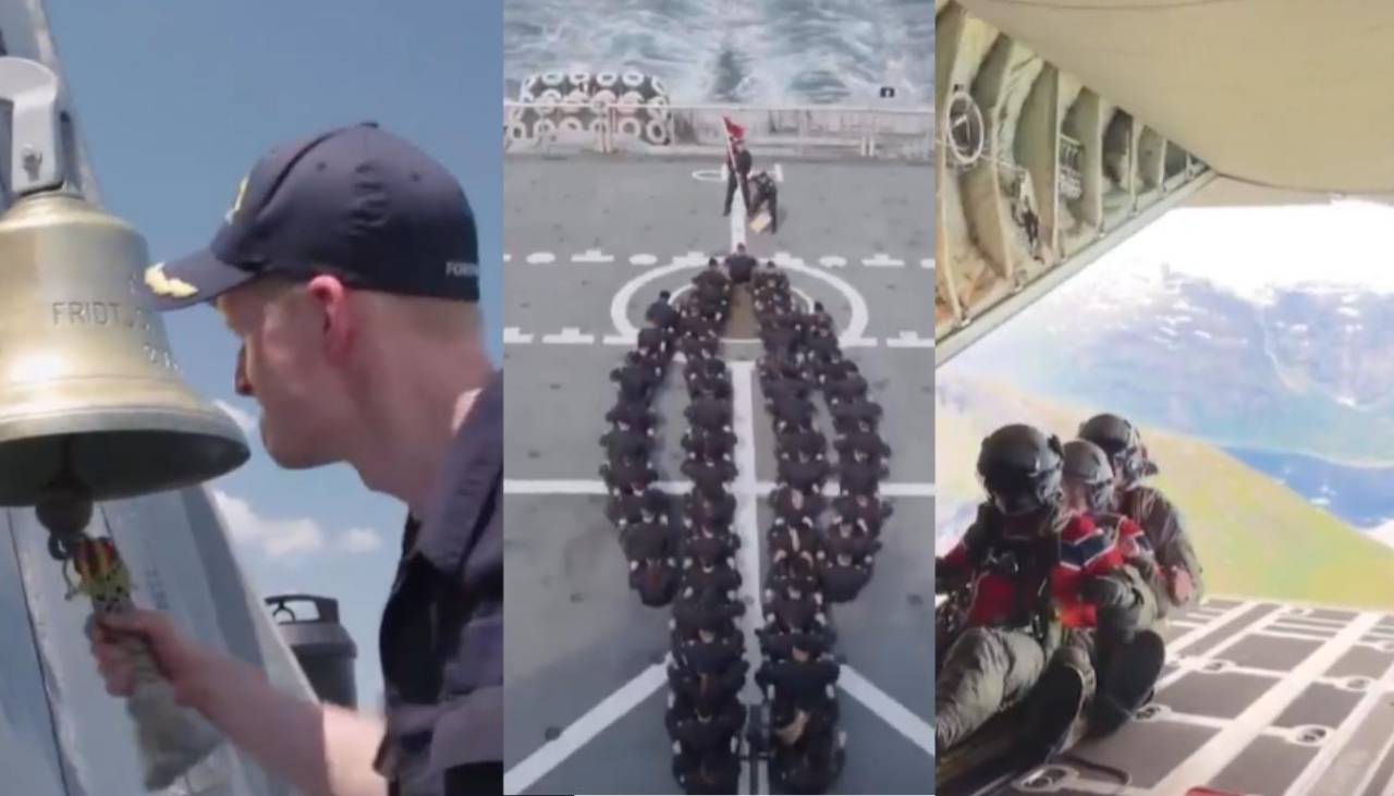 Video: La viral celebración del ejército noruego por el pase de su selección a cuartos de final