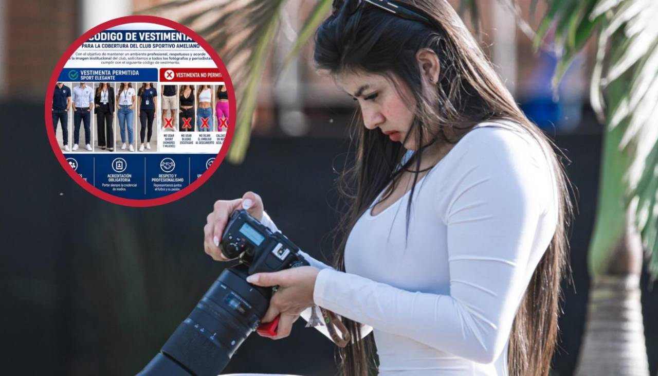 ¡Polémica en Paraguay! Club impone código de vestimenta a la prensa por el atuendo de fotógrafa