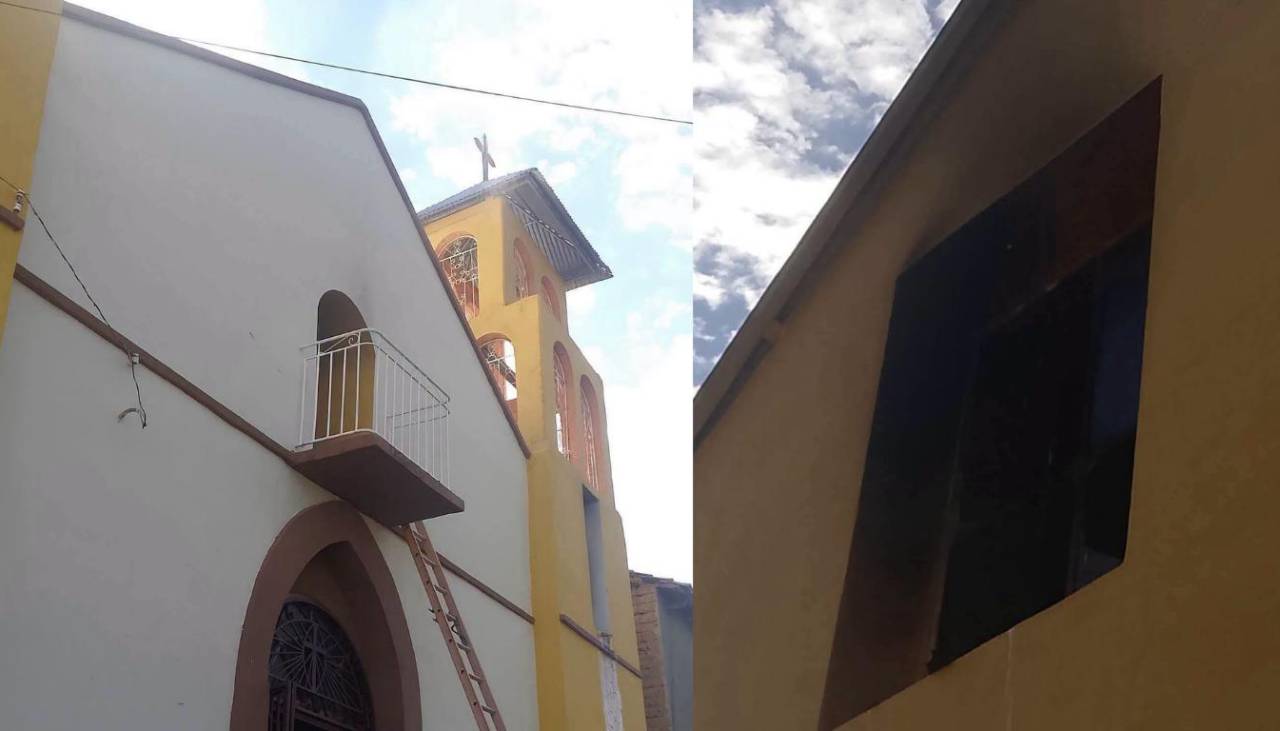 Incendio causa daños en el Templo del Niño Sik’imira en Cochabamba
