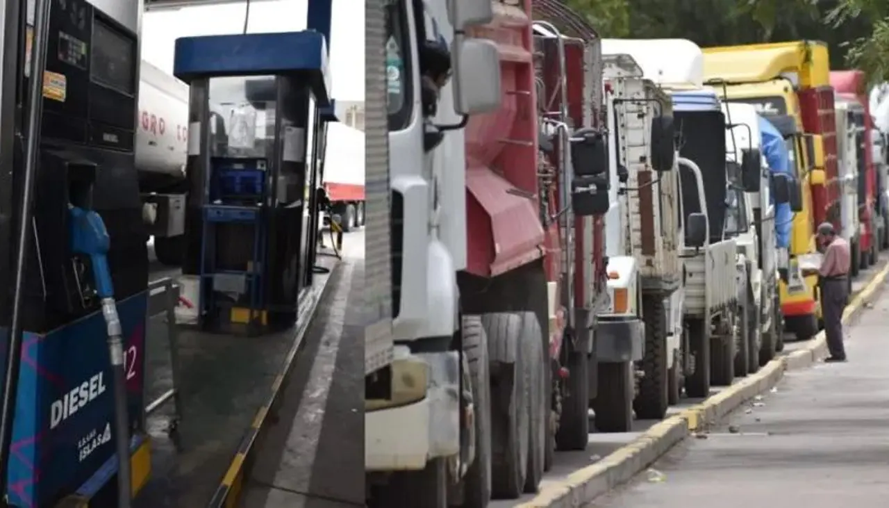 Filas por combustible: YPFB anuncia más despachos desde este domingo y pide a movilizados dar vía libre a cisternas