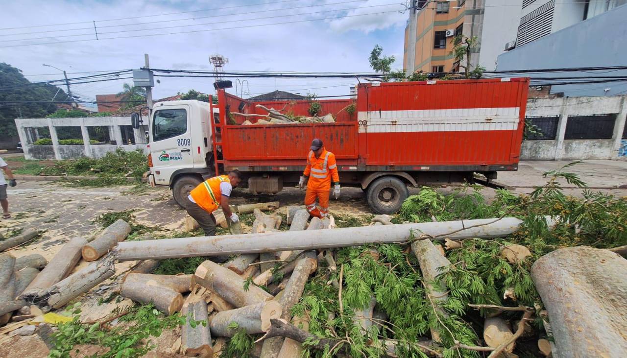 Santa Cruz: Fuertes vientos en Nochebuena provocan caída de árboles y techos