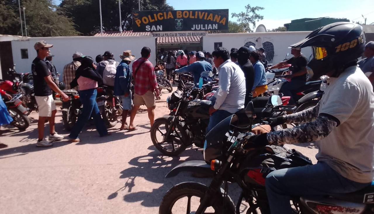 Así quedó la estación policial de San Julián tras el repliegue de uniformados 