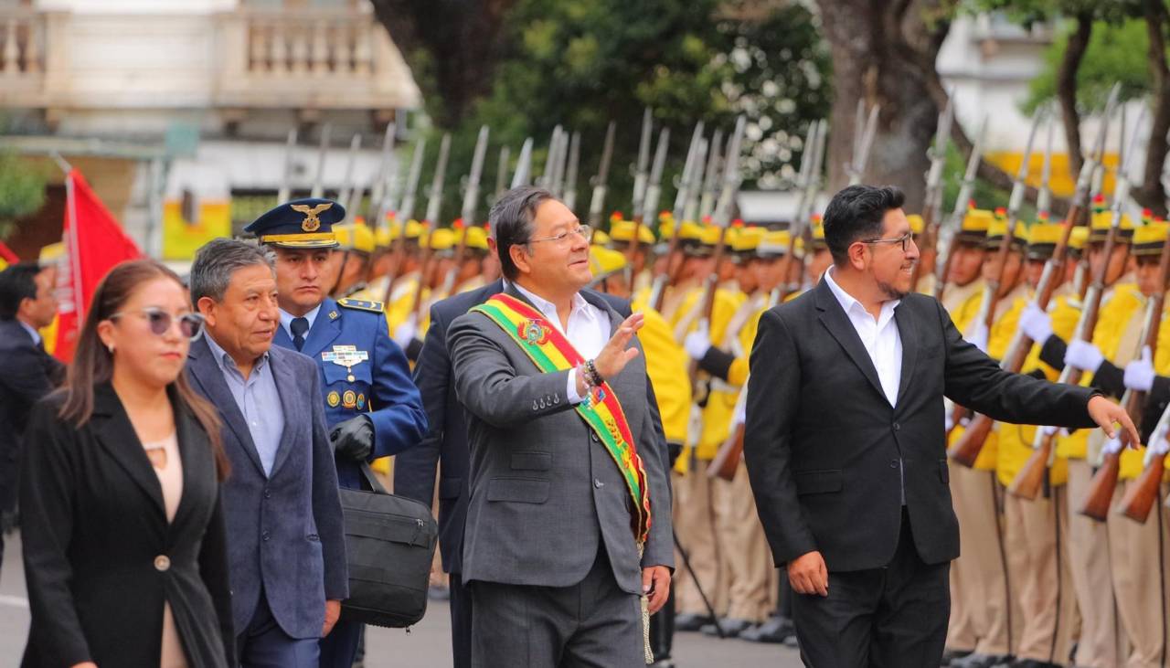 Bicentenario: Arce llama a la unidad de los bolivianos y a resolver sus diferencias, además habla del “proceso de cambio” 