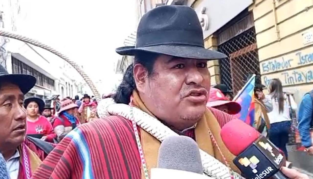Reportan la aprehensión de Vicente Salazar, el líder de los campesinos Túpac Katari
