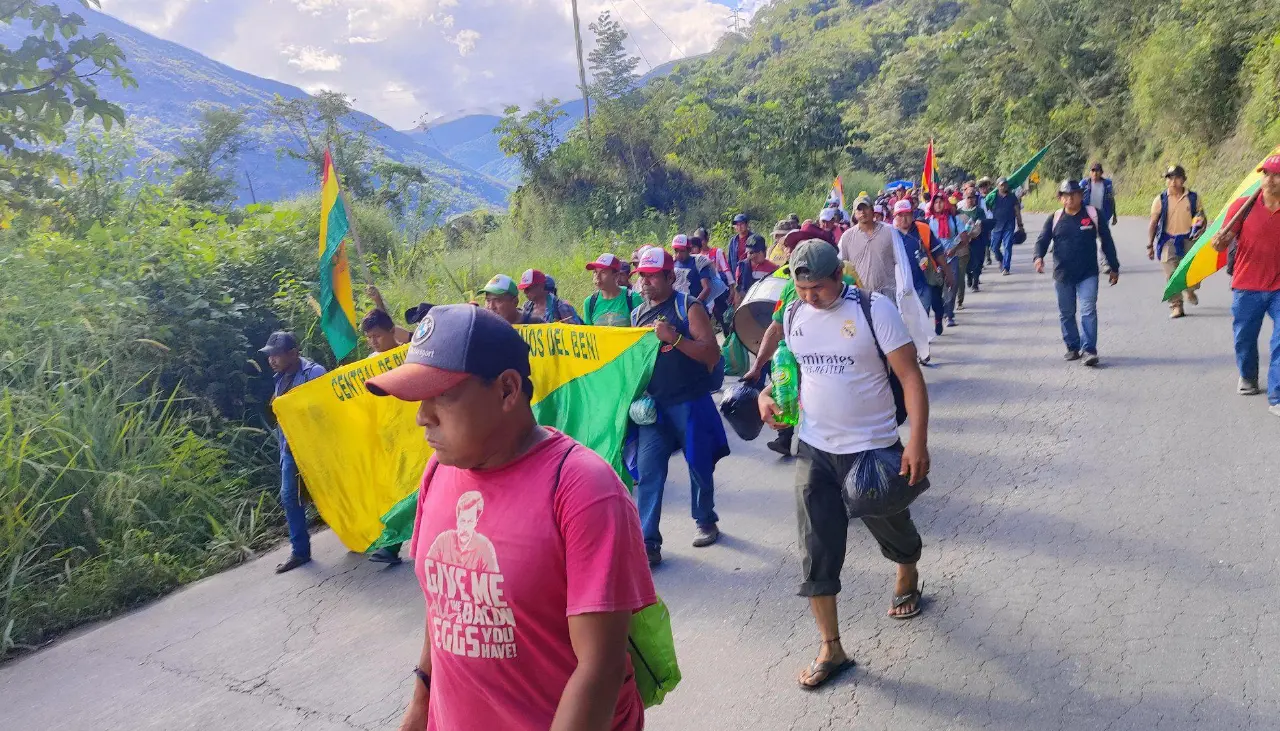 Marcha indígena cumple 23 días este viernes tras llegar a Yolosita, en rechazo a la ley de conversión de tierras