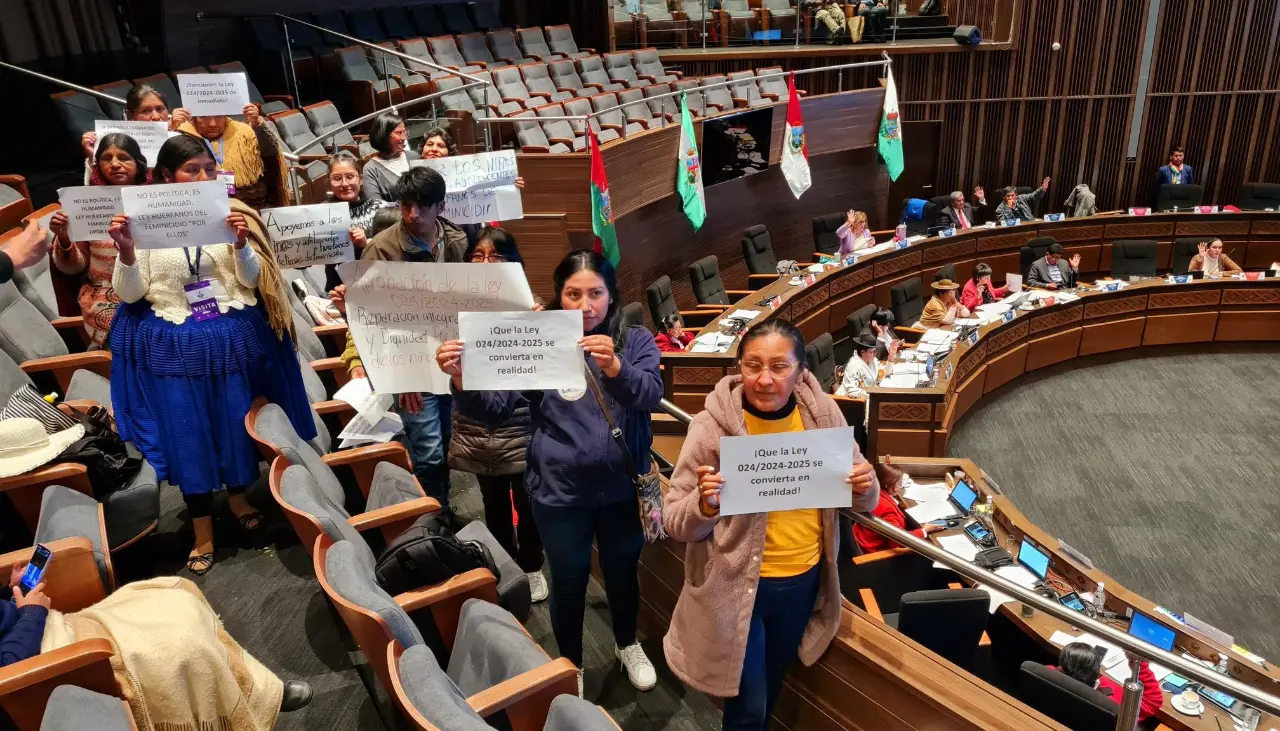 Senado sanciona la ley que crea un bono de al menos Bs 550 para hijos de víctimas de feminicidio