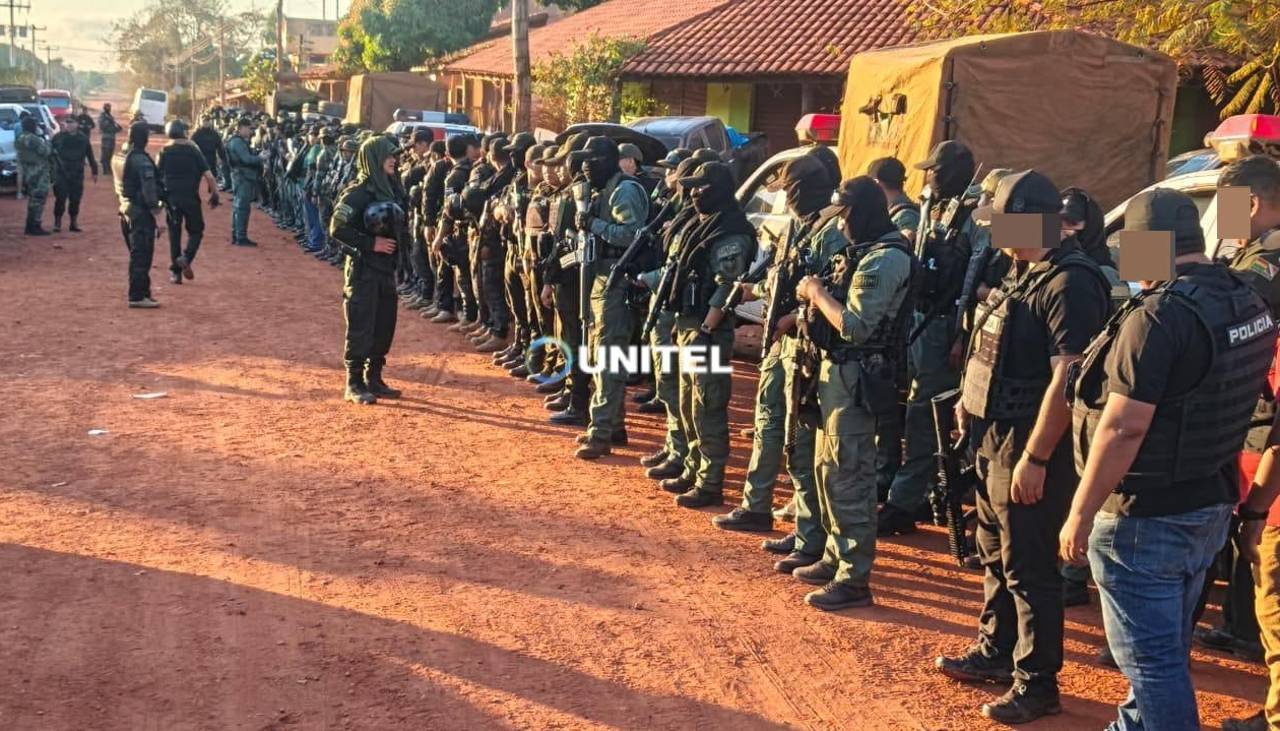 Grupos de élite policial realizan rastrillaje en San Matías a casi una semana del inicio de la última ola de crímenes