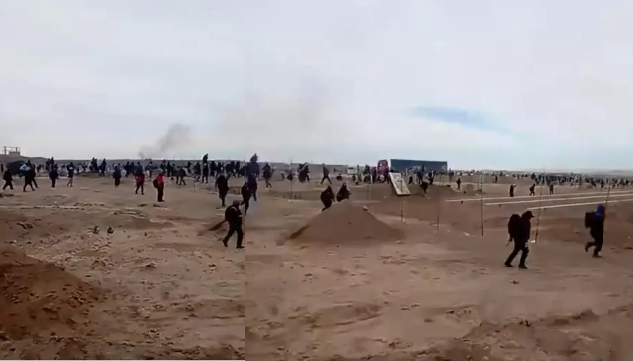 Carretera Oruro–Potosí: Comunarios se enfrentan a cooperativistas mineros que se reunieron con el Gobierno