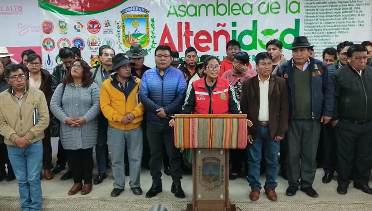 Copa pide a alteños no salir de sus casas porque los evistas “son violentos” y denuncia “amenazas” en su contra