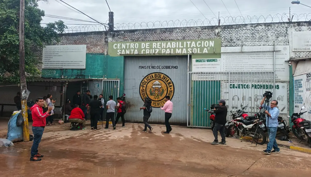 Pelea entre reos de alta peligrosidad en Palmasola termina con un muerto