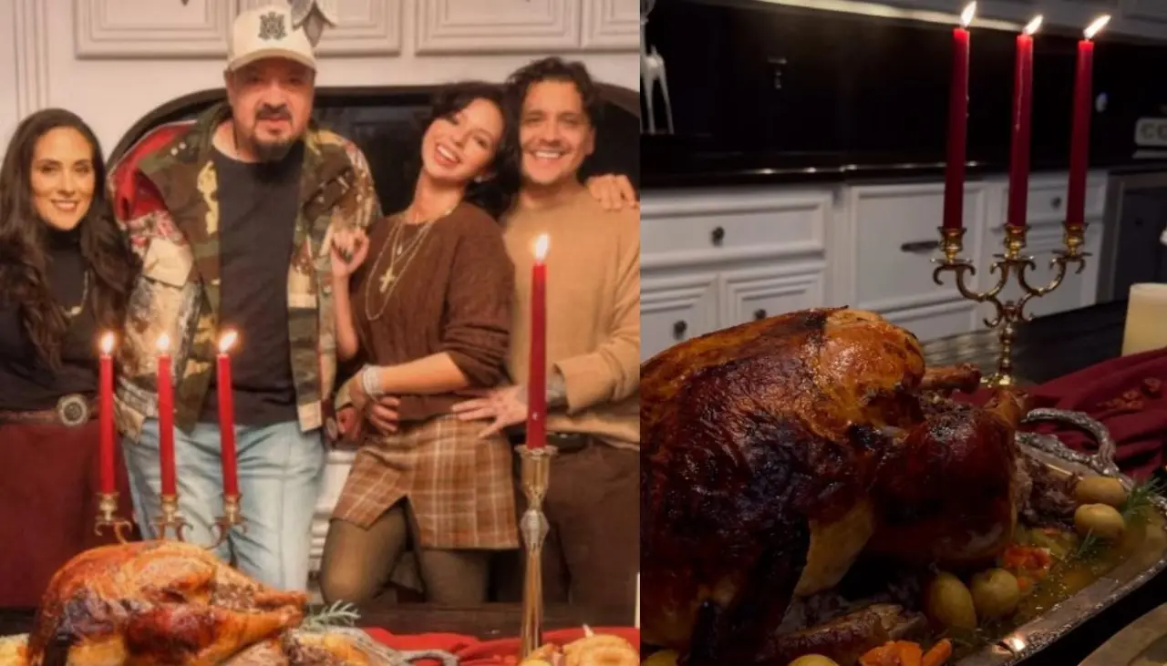 Ángela Aguilar y Christian Nodal sorprenden con looks coordinados en su cena de Acción de Gracias