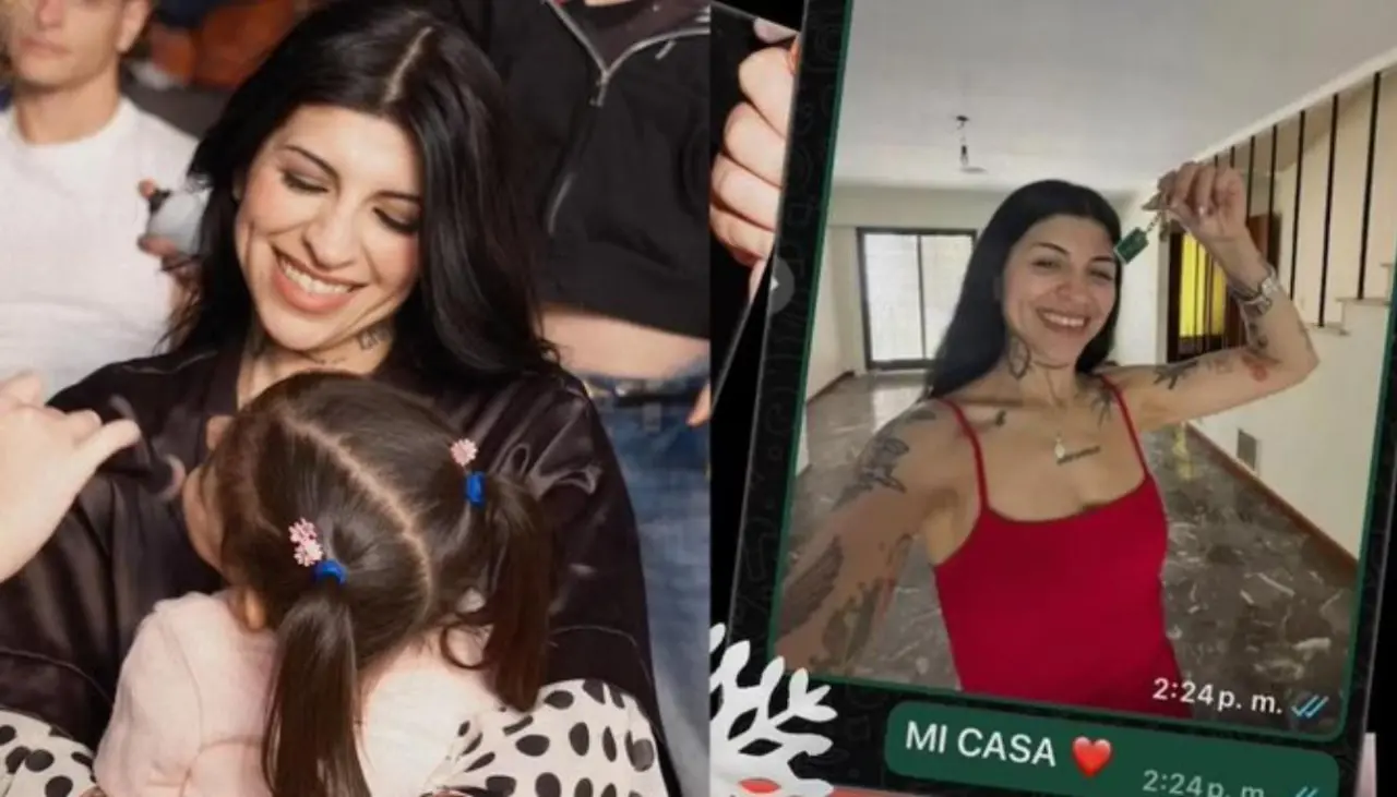 Cazzu estrena nueva casa y comparte tierna foto junto a Inti