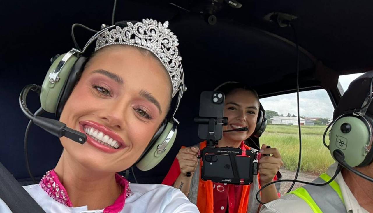 “Es la mejor experiencia de mi vida”, Camila inició en helicóptero el viaje a su coronación