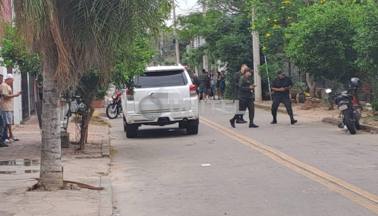 Reportan un policía herido en una balacera en inmediaciones de la avenida Busch en Santa Cruz