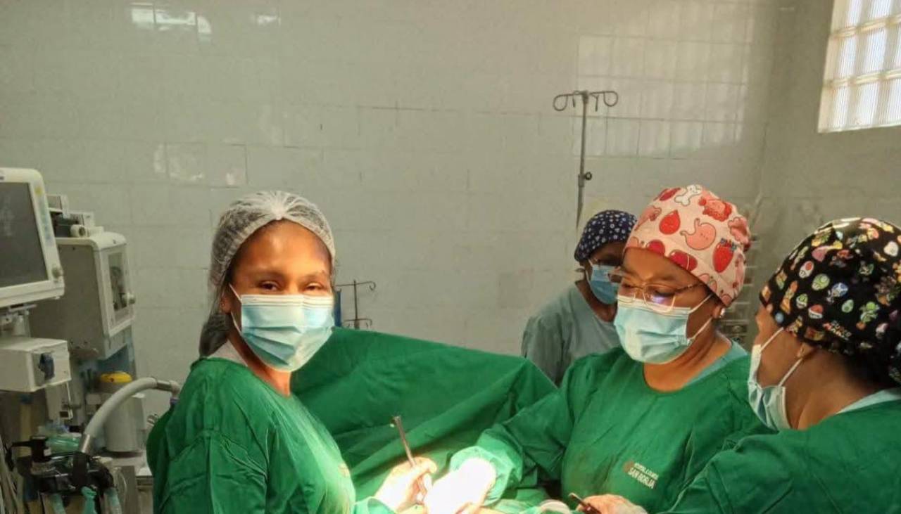 Nace en San Borja un bebé de 6,85 kilos y sorprende por su peso
