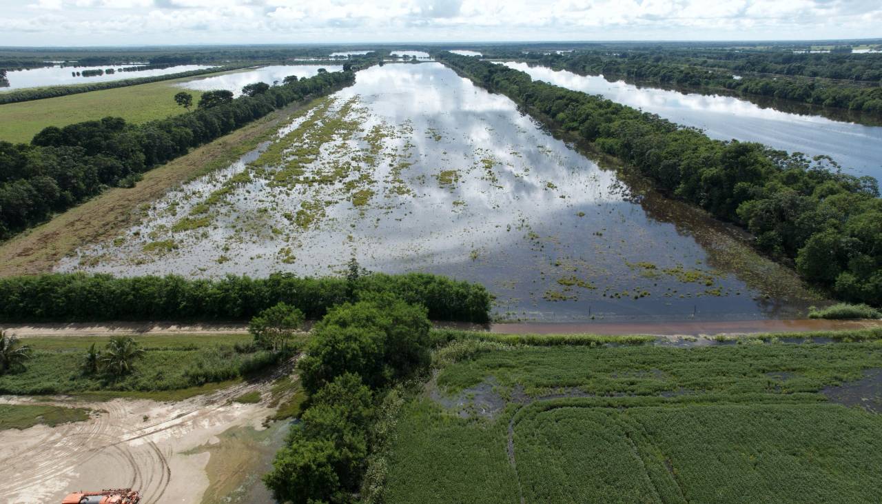 Desborde del río Grande ya afectó más de 30.000 hectáreas de cultivos, alerta productor del norte cruceño 