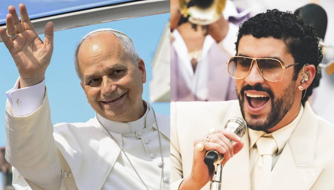 El papa León XIV y Bad Bunny tuvieron un breve encuentro en Madrid