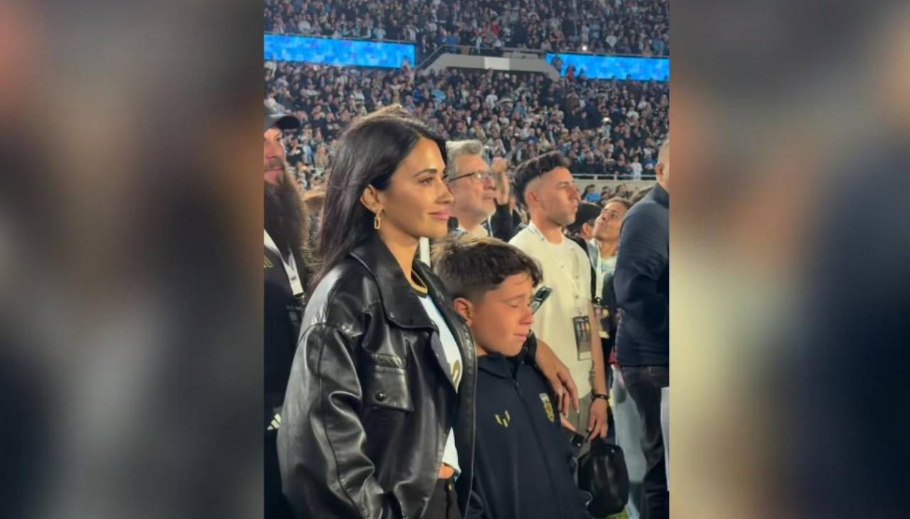Entre lágrimas y emoción: así vivieron Antonela y sus hijos la despedida de Messi 