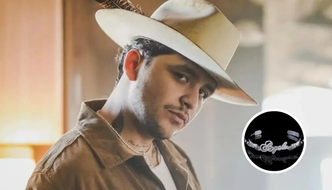 Christian Nodal mandó hacer un lujoso brazalete de oro blanco, ¿será para Ángela Aguilar? 