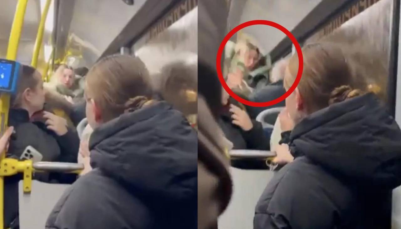 Video: mujer embarazada agrede a anciano por no cederle el asiento en el transporte público
