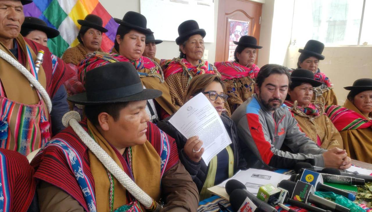 Comisión jurídica de Túpac Katari denuncia vulneración de derechos humanos contra los movilizados