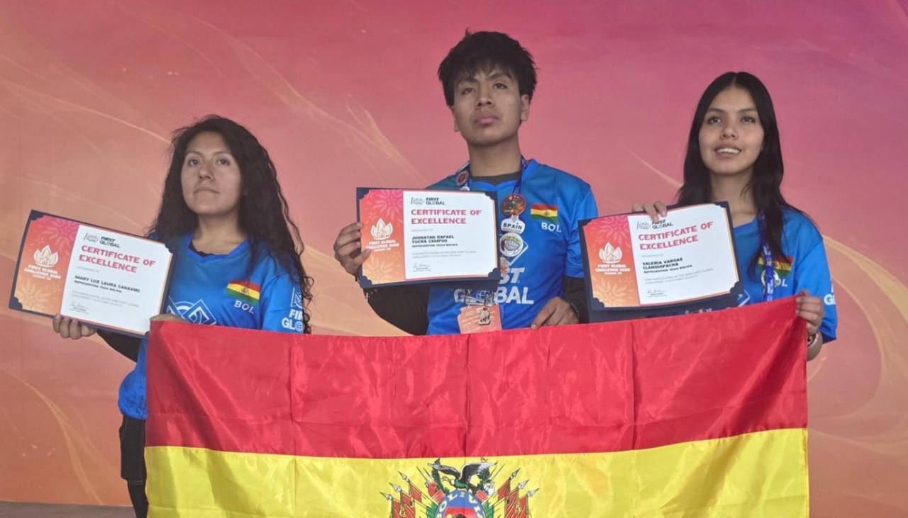 Bolivia logra séptimo lugar en Olimpiada Mundial de Robótica en Corea del Sur y es la mejor de Sudamérica