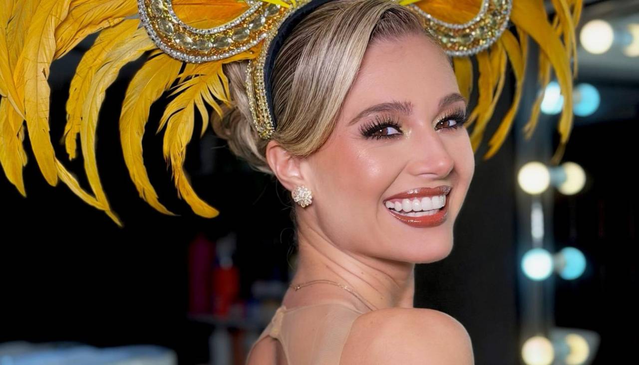 “Se impulsa el espíritu deportivo”: Reina del Carnaval cruceño 2027 engalanó la final del torneo Intercomparsas