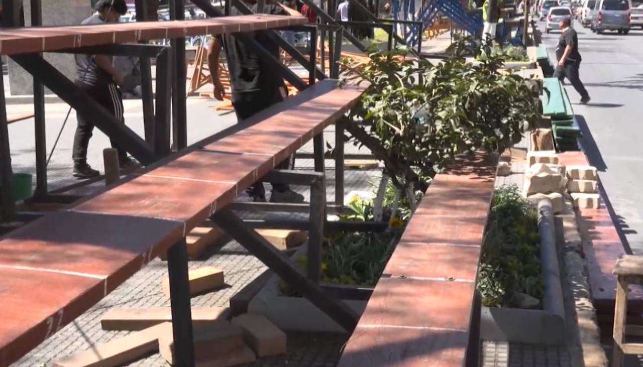 Graderías para Urkupiña: Activan controles y aplican sanciones por daños al ornato público