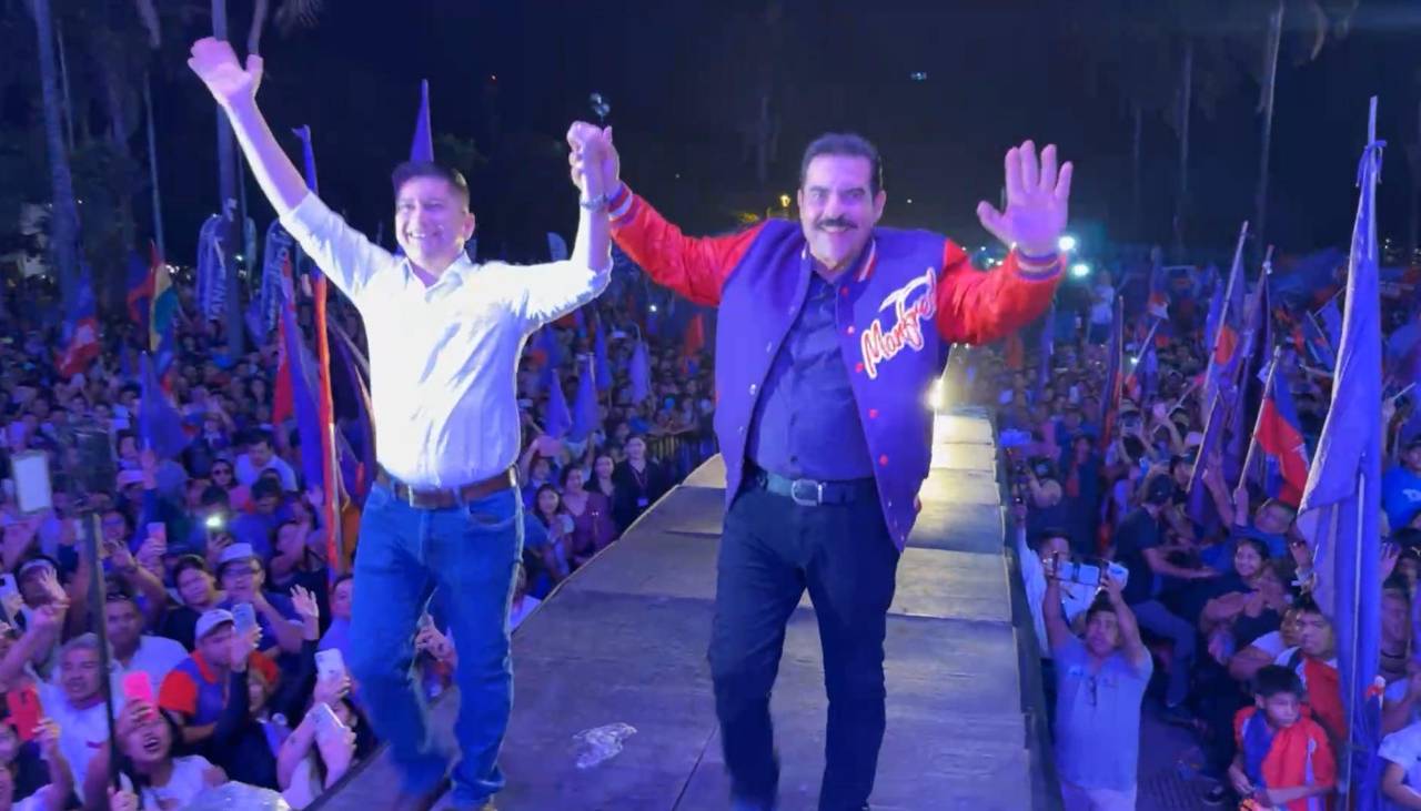 “Voy a poner orden”, afirma Manfred en su cierre de campaña en Santa Cruz