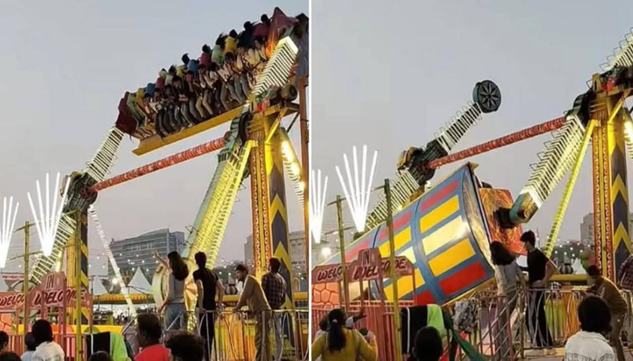 Un muerto y 13 heridos tras el desplome de un juego mecánico en la India
