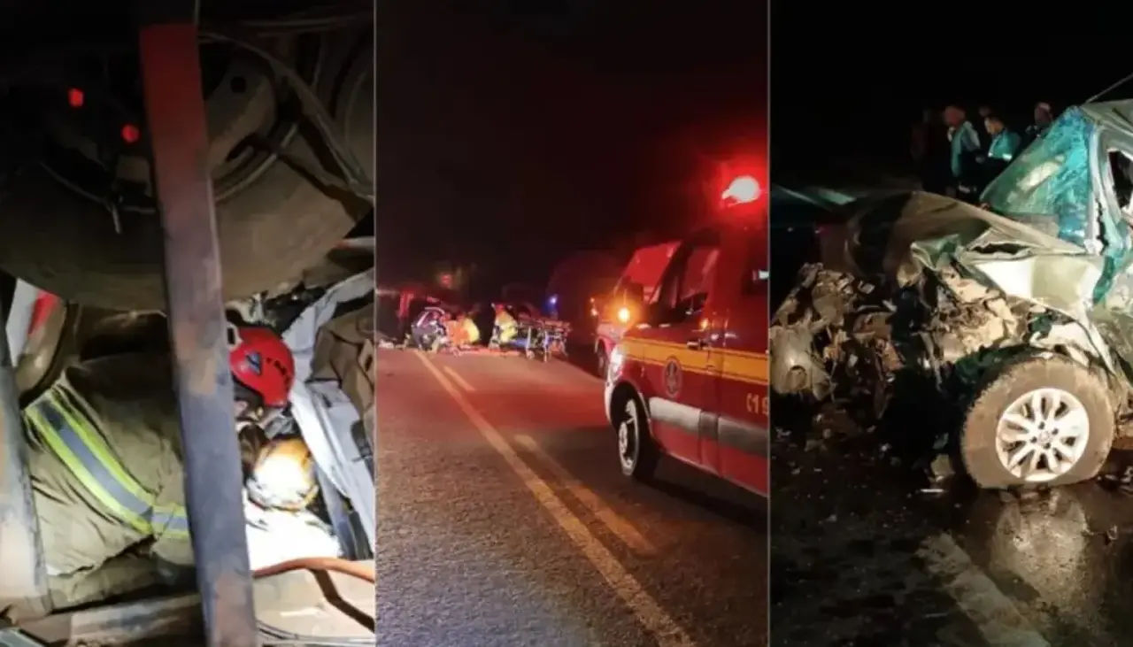 Choque múltiple deja ocho muertos en una carretera en Brasil