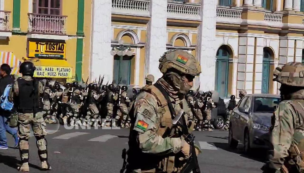 Presidente Arce denuncia “movilizaciones irregulares del Ejército Boliviano” y pide respetar democracia