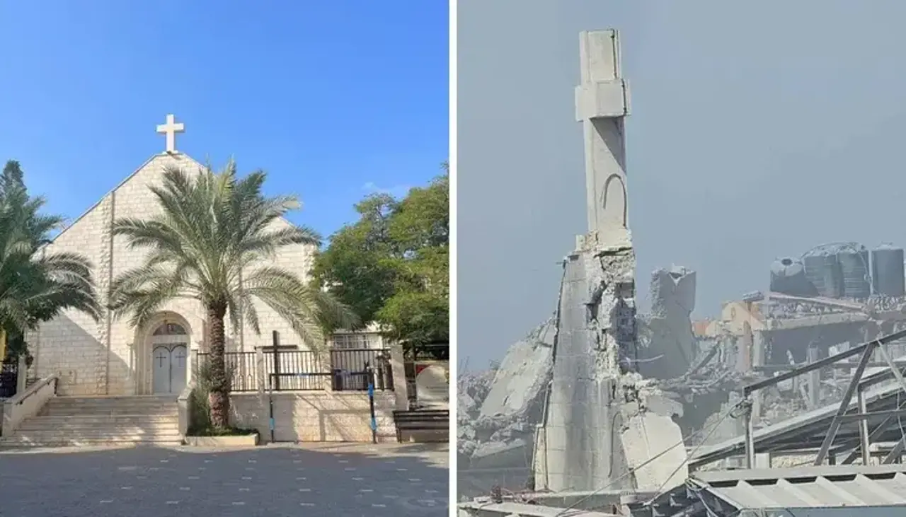 Israel ataca la única iglesia católica de Gaza y deja cuatro muertos