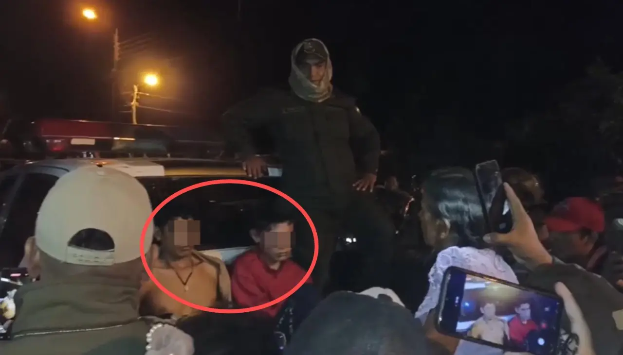 “¿Dónde está la moto?”; reclama la víctima de sospechosos de robo capturados en Yapacaní