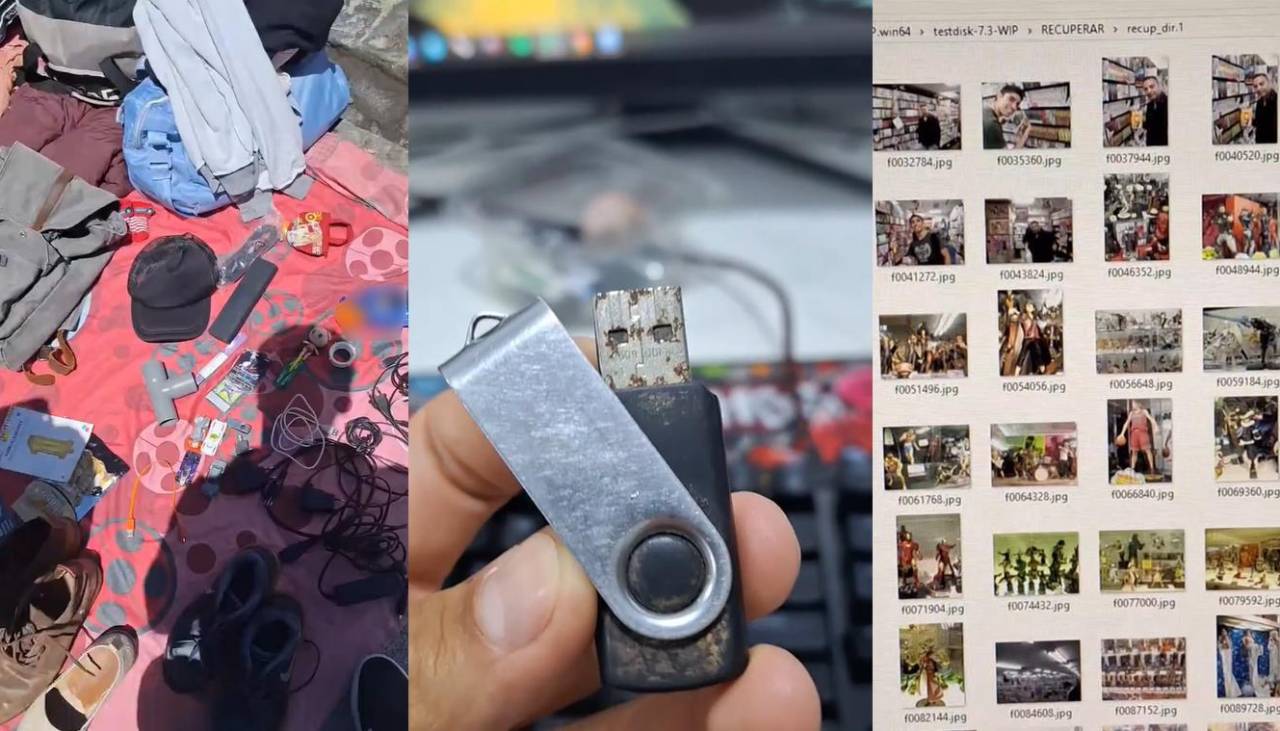 Inesperado giro: el pendrive de un joven terminó en un ‘mercado de pulgas’, un tiktoker lo compró y recuperó fotos de hace 15 años