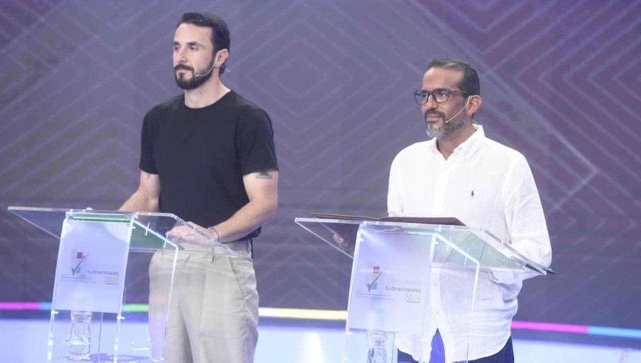 Debate en Santa Cruz: JP Velasco tuvo tensos cruces con Camacho y Marinkovic