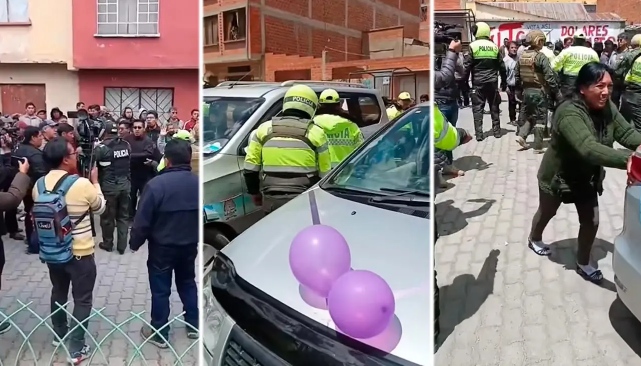 Activan medidas de protección y piden reparación de daños causados a vehículos de las mujeres agredidas por choferes en El Alto
