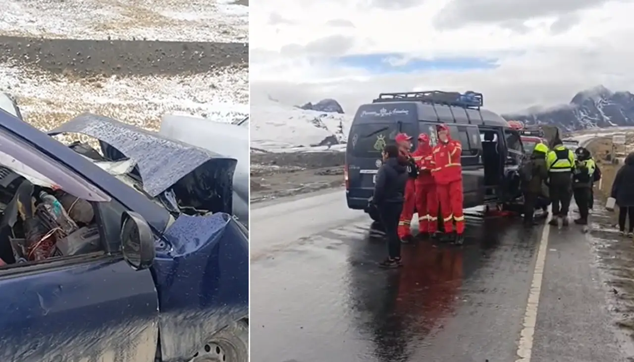 Tragedia en la Cumbre: Tres muertos y seis heridos tras choque frontal de vehículos