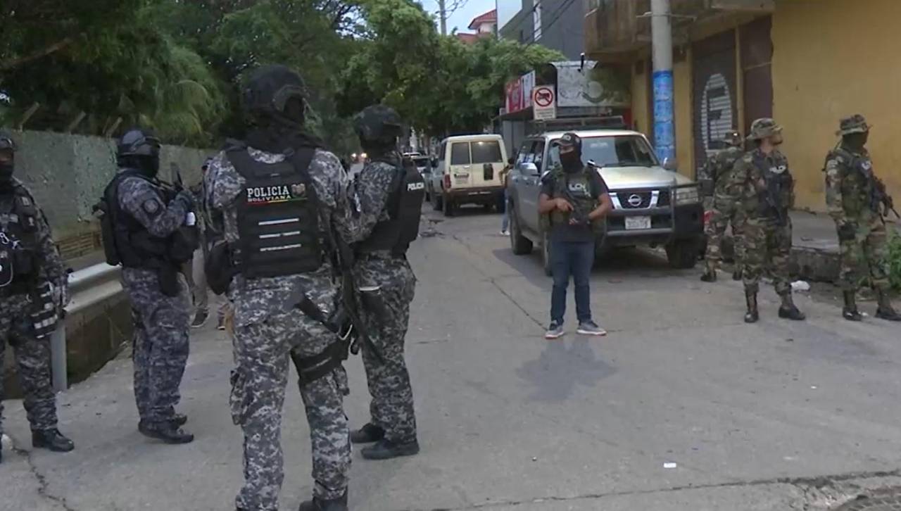 Megaperativo policial en la zona de Las Palmas en Santa Cruz