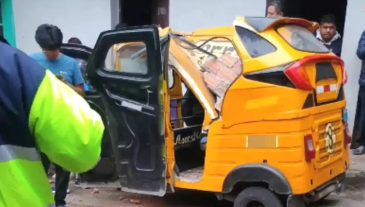 Imágenes sensibles: un hombre fallece tras la caída de un muro durante el sismo en Perú