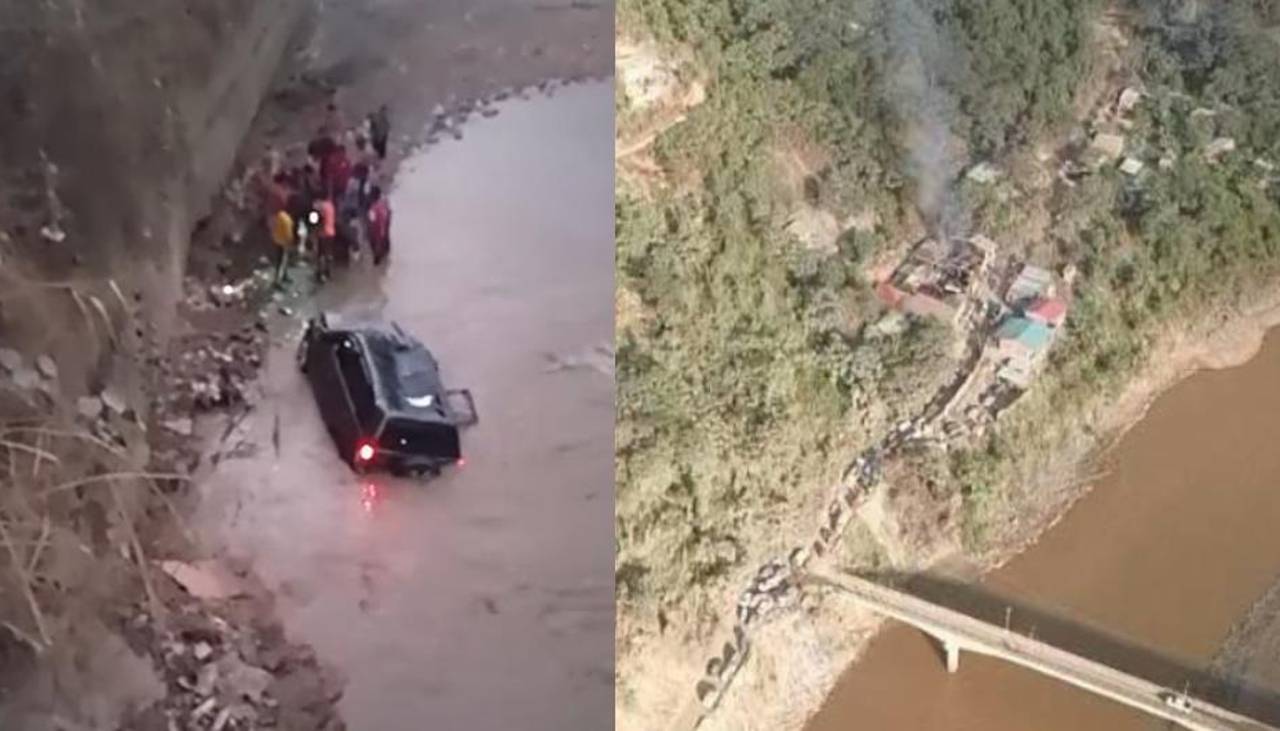Una persona muere tras la caída de una vagoneta al río Guanay, en La Paz